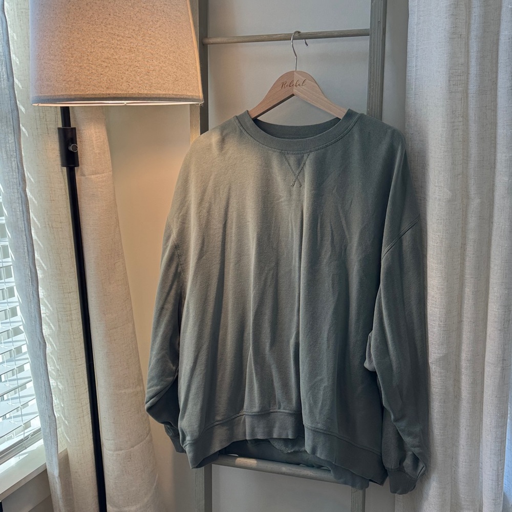 H&M Olive Army Sage Green Crewneck Sweatshirt XL